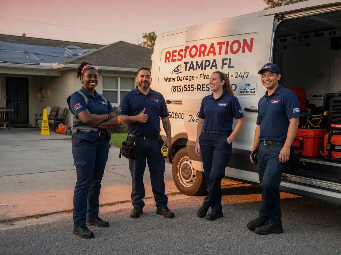 Water Damage Restoration company in New London, OH